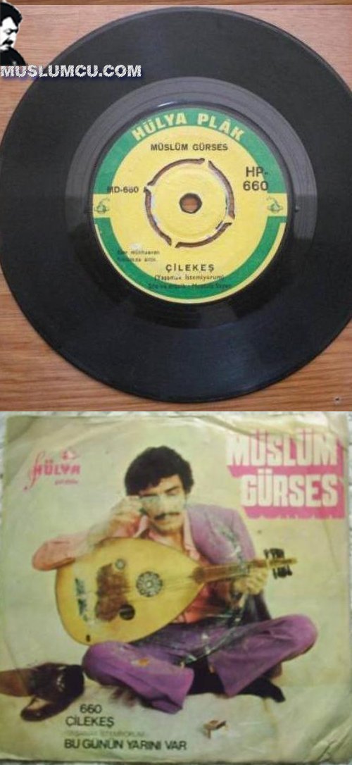 Müslüm Gürses Hülya 660 (1972) albüm kapagi
