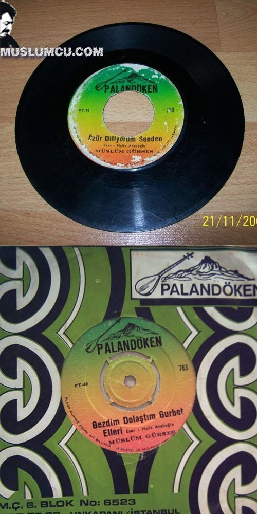 Müslüm Gürses Palandöken 763 (1969) albüm kapagi